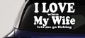 Husband Fishing Decal, Wife Approved Fishing Sticker for Cars & Trucks