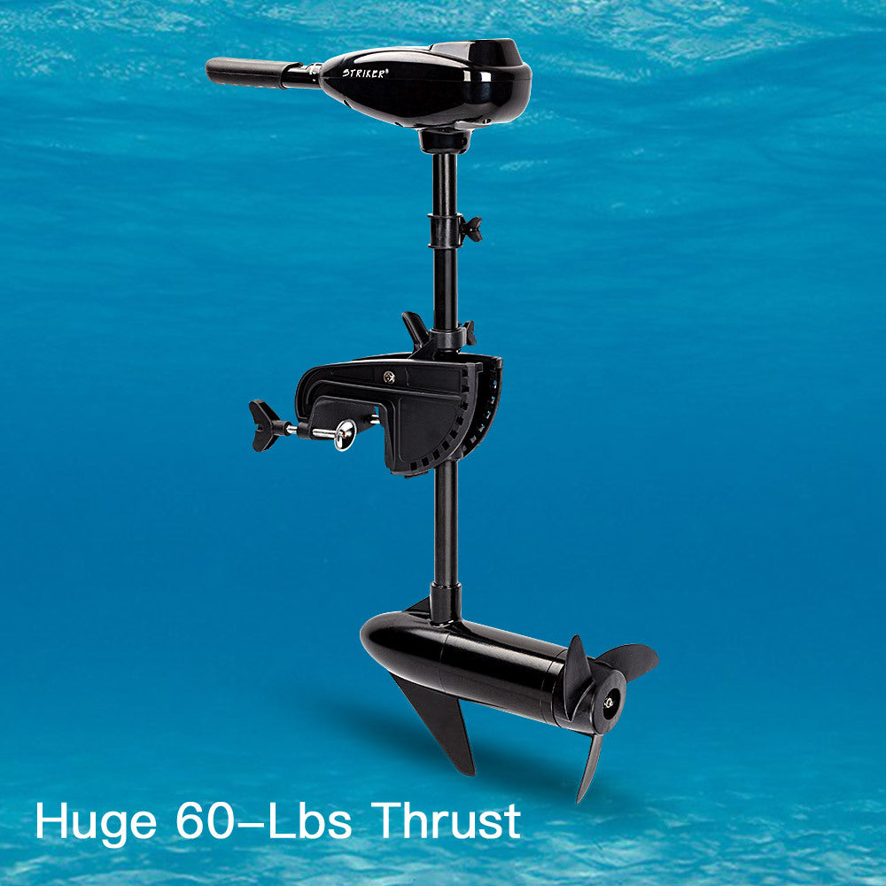 NNEMB 60LBS Electric Trolling Motor Inflatable Boat Fishing Marine Outboard Engine